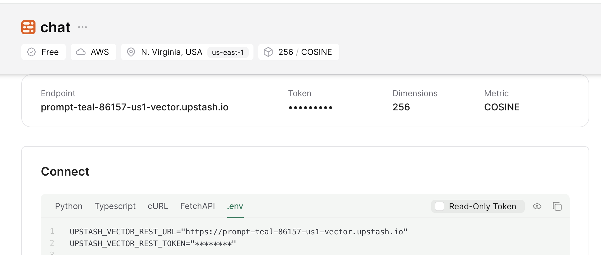 Vector Index Environment Variables