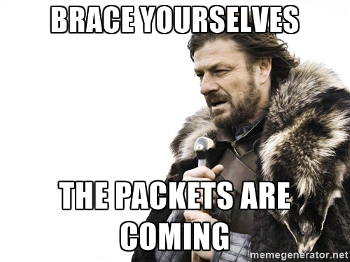 brace yourselves ddos meme